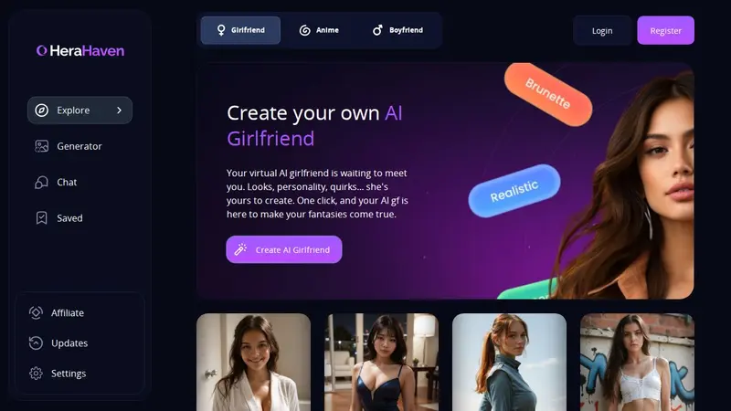 HeraHaven kuvakaappaus